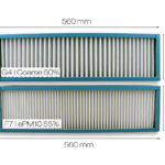 Oertli Flow WG 450 - G4 + F7 Set de filtres de rechange Cadre en carton