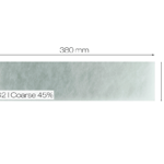 Filter für Abluftdurchlass, 380x95mm